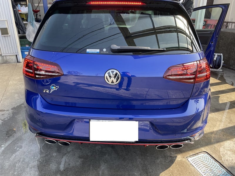 ゴルフ7RにDRLコーディング&TVキャンセル&車検他!!