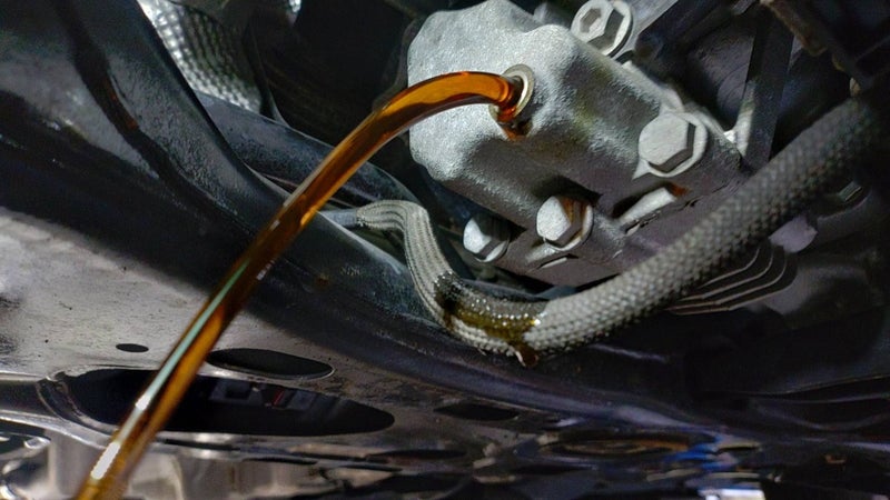 ゴルフ7R DSGオイル交換 フロントデフオイル交換