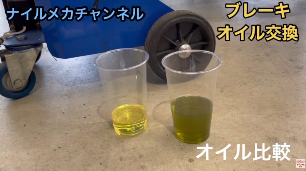 新旧オイルの違い