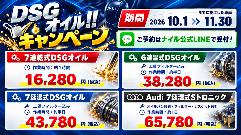 2026年10月〜11月末 DSGキャンペーン実施